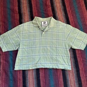 Dockers polo crop tee